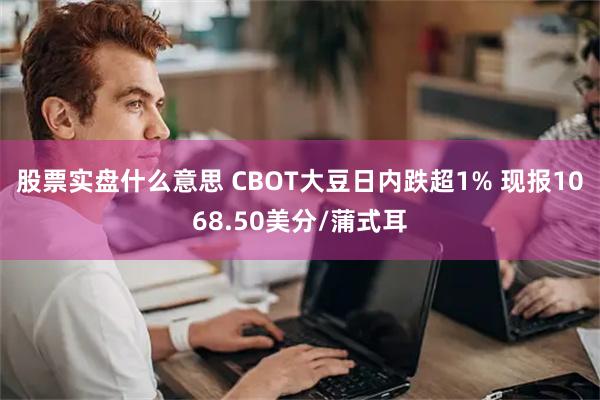 股票实盘什么意思 CBOT大豆日内跌超1% 现报1068.50美分/蒲式耳