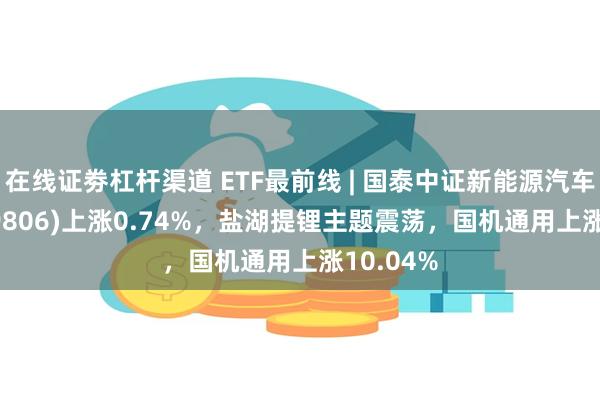 在线证劵杠杆渠道 ETF最前线 | 国泰中证新能源汽车ETF(159806)上涨0.74%，盐湖提锂主题震荡，国机通用上涨10.04%