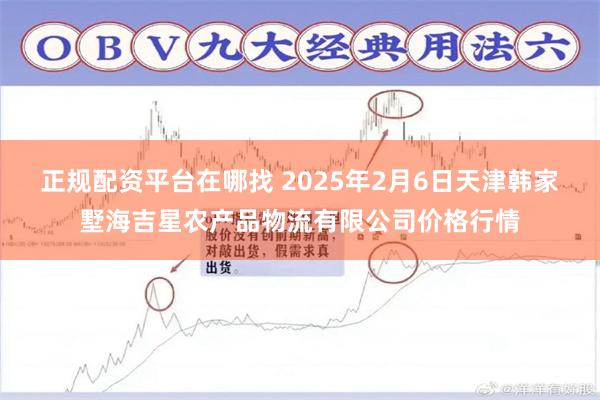 正规配资平台在哪找 2025年2月6日天津韩家墅海吉星农产品物流有限公司价格行情